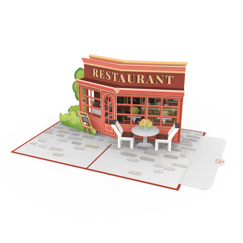 Restaurant Pop-Up Karte