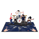 Rock & Roll Pop-Up Karte