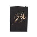 Tattoomaschine Pop-Up Karte