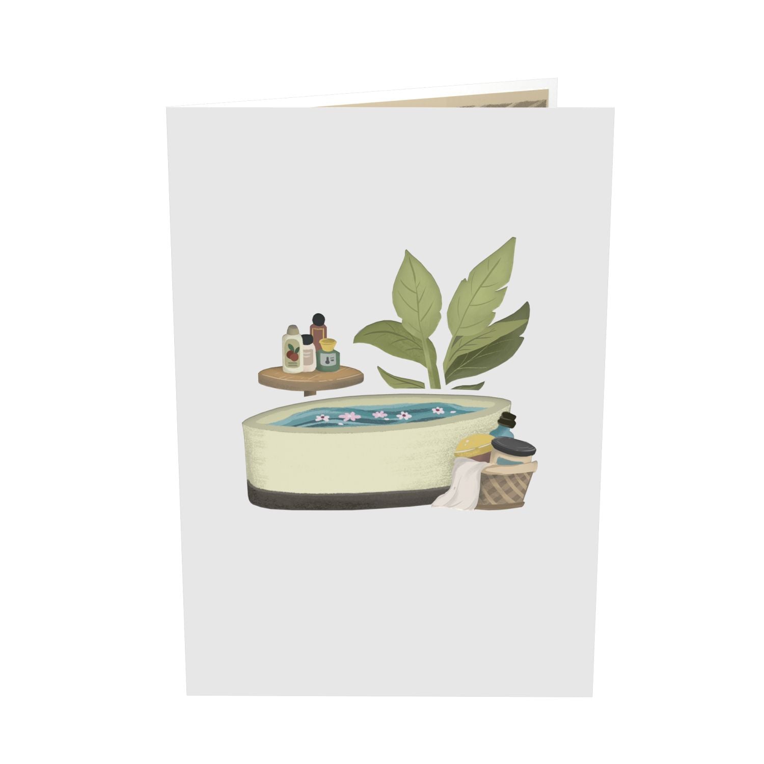Wellness Pop-Up Karte